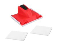 Flaroey Pincel Recortador de Bordes de Pintura con Almohadilla de Pintura para Garabatos para el Hogar, Trabajos de Retoque, Esquinas de, Puede Conectar Varilla