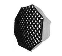 Flaroey Rejilla de Caja de Luz Octagonal de 120 cm, Solo Rejilla, Paraguas para Estudio Fotográfico, Rejilla de Panal para Luz de Flash, Caja de Luz de Paraguas Cuadrada