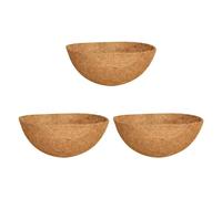 Flaroey Revestimiento para Cesta Colgante de 16 Pulgadas,Revestimiento de Macetero Redondo para Cesta Colgante,Revestimientos de Fibra de para Cestas Colgantes, Flores de Plantas