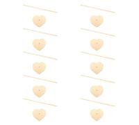 Flaroey Soporte de madera, tablero de pared, decoración de mesa de boda para fiestas de cumpleaños para niños, corazón enamorado + para insertar