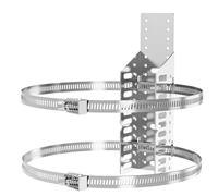 Flaroey Soporte de montaje de tanque de expansión para calentador de agua caliente, soporte de tanque de expansión térmica con 2 correas para terremotos