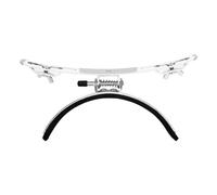 Flaroey Soporte de Soporte de Pierna de Tambor de Metal Abrazadera de Pierna de Tambor de Marchas Abrazadera de Pierna de Tambor de Marchas de Marcha Reposapiernas Portátil