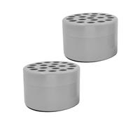 Flaroey Soporte en espiral para tallo de , rejilla floral reutilizable para jarrón, moldeador de flores fácil de instalar (L/gris)