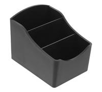 Flaroey Soporte para almacenamiento de azúcar, caja de almacenamiento con control remoto, soporte para bolsas de té, organizador de paquetes de azúcar y café, soporte para estación de café, fácil de