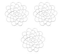 Flaroey Soporte para arreglos florales, 3 piezas, herramienta de organización floral de metal, tapa de inserción floral, reutilizable, organizador de rejilla floral de 5 pulgadas, fácil de instalar y