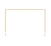 Flaroey Soporte para barra de mesa con abrazaderas, de 46 a 100 pulgadas de , 29 a 55 pulgadas de , soporte de de globos dorado