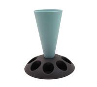 Flaroey Soporte para Pastelera en D, Soporte para Pastelera con Boquillas de 8 Ranuras, Soporte para Pastelera de Plástico para Kit de Decoración de Pasteles