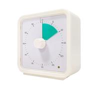 Flaroey Temporizador visual de 60 minutos para niños, herramienta de gestión del tiempo, temporizador Pomodoro con funcionamiento silencioso, color verde