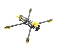 Flaroey transversal de 225 mm, de vuelo de larga distancia, accesorios de máquina de travesía de control remoto, amarillo con impresión