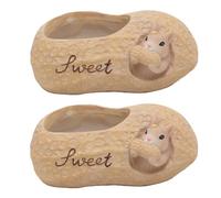 Flaroey Tuerca de Ardilla, Maceta de Resina para Jardín, Jardinería de Escritorio, Maceta Suculenta, Planta Verde, Decoración, Cacahuetes