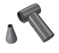 Flaroey Ventilador Portátil de Mano con Motor Sin Escobillas de 100 000 RPM, Ventilador de Chorro Turbo de Alta Velocidad, Ventilador para Exteriores, Súper Potente, Color Gris