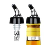 Flaschenausgießer - Edelstahl Weinausgießer | Flaschenausgießer Spirituosen | Weindispenser | 2x Weinflaschen Ausgießer 30ml | Mengenmessendes Küchen- & Cocktailzubehör Für Gewerbe & Haushalt - Für Ga