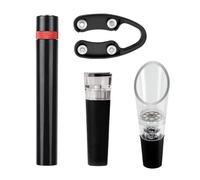 Flaschenöffner Für Bierflaschen,Luftpumpe Und 4-Teiliges Deckelentfernungsgerät - Korkenzieher Für Kellner - Für Erwachsene, Weihnachtsfeier, Halloween, Küche, Zuhause Und Für Barkeeper