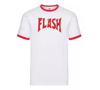 Flash - Camiseta Gordon para hombre, diseño de reina de los años 80, blanco, XXL