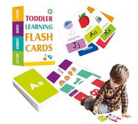 Flash Cards Bebé - 2-4 Años Educativo Palabras Ver, Números Colores Formas, Animales Frutas Objetos | Cartas Primer Aprendizaje para Niños Preparación Preparación Materna