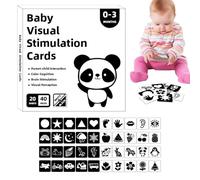 Flash Cards, Black White Contrast, Infant Visual Gear with Smart Style, Utility Aid for Daily Learn, Flash Mate, Card Aid for 0-3 Months Development Entertainment