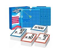 Flash Cards for Kids Math Fidgets Toy Board Addition/Subtraction/Multiplication/Division Math Flash Cards Set for Boys Girls