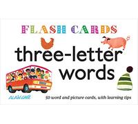 Flash Cards. Three-Letter Words: 50 word and picture cards, with learning tips