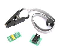 Flash Chip IC Test Clip Programación Socket Adaptador Cable de Placa para Chips SOP8 Serie 25 24C 93C Programación en línea sin desoldar Herramienta de Ahorro de Tiempo y Mano de