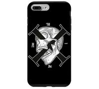 Flash del Tatuaje del Cráneo Vive hasta Carcasa para iPhone 7 Plus/8 Plus