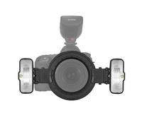 Flash fotográfico Godox MF12 K2 kit macro dual 2.4G recargable TTL