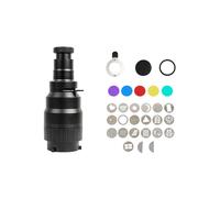 Flash Fotográfico Snoot, Kit de Iluminación para Estudio Fotográfico con Lente Cónica y Foco Óptico, Accesorios para Flash y Gobos