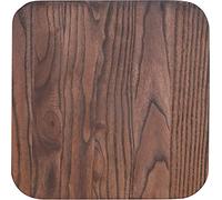 Flash Furniture Lily - Juego de 4 Asientos rústicos de Madera de Nogal para taburetes de Metal Coloridos