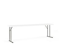 Flash Furniture Mesa de Entrenamiento Plegable de 18 x 96 Pulgadas, Color Blanco Granito, 18 Pulgadas de Ancho x 96 Pulgadas de Largo