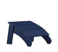 Flash Furniture Sawyer - Otomana Adirondack de Grado Comercial para Interiores y Exteriores, Color Azul Marino