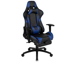 Flash Furniture Silla de juegos reclinable, roja, azul, 1 unidad