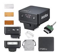 Flash Godox IT20 F para Fuji, IT20F TTL Mini Flash Camera, Compatible con Fujifilm X100VI GFX100RF XS20 XS10 XT30 II XT5 XM5 GFX50S GFX50R X-T4 X-T3 X-E4 (Negro)