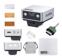 Flash Godox IT20 O para Olympus Panasonic, IT20O TTL Mini Flash Camera, Compatible con E-M1 Mark III, E-M5 III, E-M10 III, E-M10 IV, GH5 II, GH6, G9, G95, G90 (Plata)