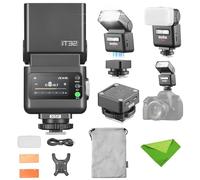 Flash Godox iT32 TTL Mini con Disparador X5F para Fujifilm, Flash de cámara 2.4G HSS 1/8000s, Zapata caliente magnética, Compatible con Fuji X100VI, XS20, XT5, XT30 II, XS10, XM5, X-T4, X-E4, X-T3, GF