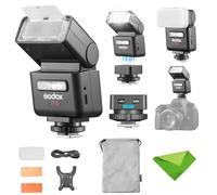 Flash Godox iT32 TTL Mini con Disparador X5O para Olympus Panasonic, Flash de cámara 2.4G HSS 1/8000s, Zapata caliente magnética, Compatible con Olympus E-M10 III E-M1 E-M10 II PEN-F Panasonic G85 GX8