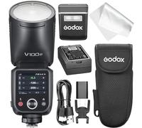 Flash Godox V100C para Canon, V100 C 100w ETTL II Flash Camera, Compatible con Cámara Canon EOS R6 R5 RP R, 80D 90D 7D 750D, M50 Mark II,5D Mark IV/III, 7D Mark II