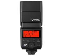 Flash Godox V350N para Nikon compacto HSS 500 flashes LCD 16 canales