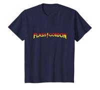 Flash Gordon Classic Rojo & Amarillo Texto Logo Comic Kids Camiseta