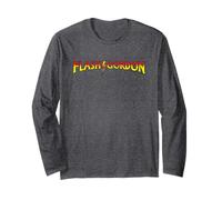 Flash Gordon Classic Rojo & Amarillo Texto Logo Comic Manga Larga