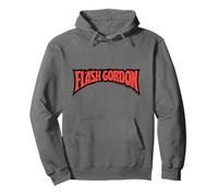Flash Gordon Classic Texto Rojo Logo Cómic Sudadera con Capucha