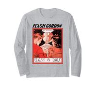 Flash Gordon & Dale Amor San Valentín Retro Manga Larga