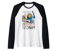 Flash Gordon & Dale Avión Dogfight Retro Comic Camiseta Manga Raglan