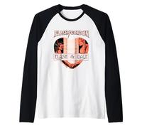 Flash Gordon & Dale Love Heart Día de San Valentín Camiseta Manga Raglan