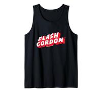 Flash Gordon Flash Effect Retro Comic Texto Logo Camiseta sin Mangas