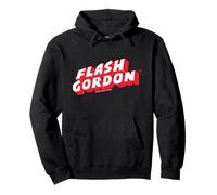 Flash Gordon Flash Effect Retro Comic Texto Logo Sudadera con Capucha