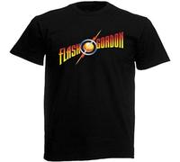 Flash Gordon Icon Men's T-Shirt Short Sleeve Round Neck Clothing Black XL