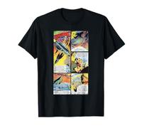 Flash Gordon Space Ship En Orbita Retro Comic Camiseta