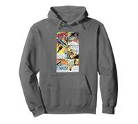 Flash Gordon Space Ship En Orbita Retro Comic Sudadera con Capucha