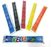 Flash Helado Kelia Sabores - Pack de 60 Polos Congelables | Sabores Variados: Cola, Naranja, Frambuesa, Limon y Fresa | Apto para Veganos | Ideal para este Verano | 60 Polos x 105 ml