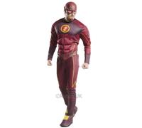Flash Hombre Disfraz Superhéroe Dc Comics con Licencia Adultos Disfraz