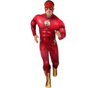 Flash Hombre Disfraz Superhéroe Dc Comics con Licencia Adultos Disfraz